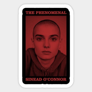 Sinead O'Connor Juxtaposed Jingles Sticker